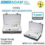 F1 Class 1gm-2kg Calibration Weight Box OIML Approved | Adam Equipment Calibration Weight Box OIML